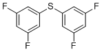 structure of CAS# 1801970-32-0, Bis(3,5-difluorophenyl)sulfane;1-(3,5-difluorophenyl)sulfanyl-3,5-difluorobenzene