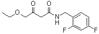 N-[(2,4-Difluorophenyl)methyl]-4-ethoxy-3-oxobutanamide molecular structure (CAS 1802141-38-3)