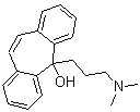 structure of CAS# 18029-54-4, 5-[3-(Dimethylamino)propyl]-5H-dibenzo[a,d]cyclohepten-5-ol