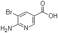 6-Amino-5-bromonicotinic acid molecular structure (CAS 180340-69-6)