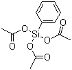structure of CAS# 18042-54-1, Phenyltriacetoxysilane;Monophenyltriacetoxysilane; Triacetoxyphenylsilane