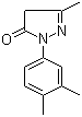 3-Methyl-1-(3,4-dimethylphenyl)-2-pyrazolin-5-one molecular structure (CAS 18048-64-1)