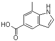 7-Methyl-1H-indole-5-carboxylic acid molecular structure (CAS 180624-00-4)