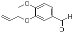 3-Allyloxy-4-methoxybenzaldehyde molecular structure (CAS 18075-40-6)