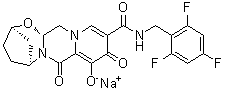 Bictegravir sodium molecular structure (CAS 1807988-02-8)