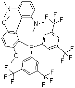 结构式 CAS# 1810068-30-4, 2'-(二(3,5-二(三氟甲基)苯基)膦基)-3',6'-二甲氧基-N2,N2,N6,N6-四甲基-[1,1'-联苯]-2,6-二胺