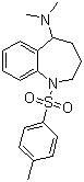2,3,4,5-Tetrahydro-N,N-dimethyl-1-[(4-methylphenyl)sulfonyl]-1H-1-benzazepin-5-amine molecular structure (CAS 181210-18-4)