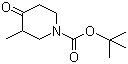 tert-Butyl 3-methyl-4-oxopiperidine-1-carboxylate molecular structure (CAS 181269-69-2)