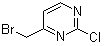 结构式 CAS# 181363-06-4, 4-溴甲基-2-氯嘧啶