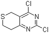 结构式 CAS# 181374-43-6, 2,4-二氯-7,8-二氢-5H-噻喃并[4,3-d]嘧啶