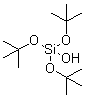 Tris(tert-butoxy)silanol molecular structure (CAS 18166-43-3)