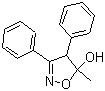 4,5-Dihydro-5-methyl-3,4-diphenyl-5-isoxazolol molecular structure (CAS 181696-73-1)