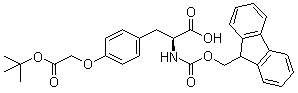 N-Fmoc-4-(tert-butoxycarbonylmethoxy)-L-phenylalanine molecular structure (CAS 181951-92-8)