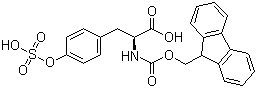 Fmoc-Tyr(SO3H)-OH molecular structure (CAS 181952-24-9)
