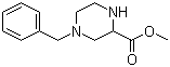 structure of CAS# 181955-94-2, Methyl 4-benzyl-2-piperazinecarboxylate;4-Benzylpiperazine-2-carboxylic acid methyl ester