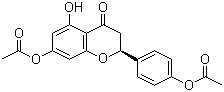 structure of CAS# 18196-13-9, Naringenin 4',7-diacetate;(S)-4',5,7-Trihydroxyflavanone 4',7-diacetate
