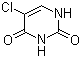 structure of CAS# 1820-81-1, 5-Chlorouracil;5-Chloro-2,4-dihydroxypyrimidine