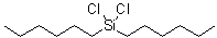 structure of CAS# 18204-93-8, Dihexyldichlorosilane;Dichlorodihexylsilane; LS 4460