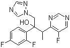 (2R,3S/2S,3R)-2-(2,4-Difluorophenyl)-3-(5-fluoropyrimidin-4-yl)-1-(1H-1,2,4-triazol-1-yl)butan-2-ol molecular structure (CAS 182230-43-9)