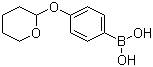 structure of CAS# 182281-01-2, 4-(2-Tetrahydropyranyloxy)phenylboronic acid;4-(Tetrahydro-2H-pyran-2-yloxy)phenylboronic acid