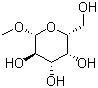 甲基 beta-D-吡喃半乳糖苷分子结构 (CAS 1824-94-8)