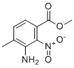 Methyl 3-amino-4-methyl-2-nitrobenzoate molecular structure (CAS 1824056-12-3)