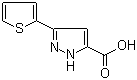3-(2-Thienyl)-1H-pyrazole-5-carboxylic acid molecular structure (CAS 182415-24-3)