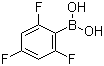 2,4,6-Trifluorophenylboronic acid molecular structure (CAS 182482-25-3)