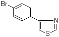 4-(4-溴苯基)噻唑分子结构 (CAS 1826-20-6)