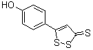 5-(4-Hydroxyphenyl)-3H-1,2-dithiole-3-thione molecular structure (CAS 18274-81-2)
