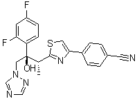 结构式 CAS# 182760-06-1, 里氟康唑
