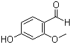 4-Hydroxy-2-methoxybenzaldehyde molecular structure (CAS 18278-34-7)