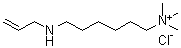 N,N,N-Trimethyl-6-(2-propenylamino)-1-Hexanaminium chloride molecular structure (CAS 182815-42-5)