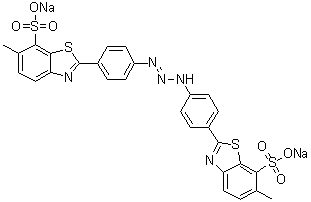 Titan Yellow molecular structure (CAS 1829-00-1)