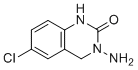 3-Amino-6-chloro-3,4-dihydroquinazolin-2(1H)-one molecular structure (CAS 183054-18-4)