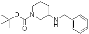 3-[(苯基甲基)氨基]-1-哌啶羧酸叔丁酯分子结构 (CAS 183207-64-9)