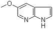 structure of CAS# 183208-36-8, 5-Methoxy-7-azaindole;5-Methoxy-1H-pyrrolo[2,3-b]pyridine