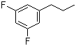 结构式 CAS# 183245-00-3, 丙基-3,5-二氟苯