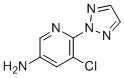 结构式 CAS# 1832583-43-3, 5-氯-6-(2H-1,2,3-三唑-2-基)吡啶-3-胺