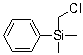 二甲基氯甲基苯基硅烷分子结构 (CAS 1833-51-8)