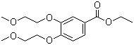 Ethyl 3,4-bis(2-methoxyethoxy)benzoate molecular structure (CAS 183322-16-9)