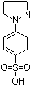 1-(4-Benzenesulfonic acid)pyrazole molecular structure (CAS 18336-38-4)