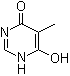 structure of CAS# 18337-63-8, 6-Hydroxy-5-methyl-4(1H)-pyrimidinone;4,6-Dihydroxy-5-methylpyrimidine; 5-Methyl-4,6-dihydroxypyrimidine