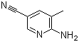 2-Amino-5-cyano-3-methylpyridine molecular structure (CAS 183428-91-3)