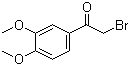 structure of CAS# 1835-02-5, 2-Bromo-1-(3,4-dimethoxyphenyl)ethanone;2-Bromo-1-(3,4-dimethoxyphenyl)ethan-1-one