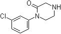 1-(3-Chlorophenyl)-2-piperazinone molecular structure (CAS 183500-70-1)