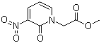 3-Nitro-2-oxo-1(2H)-pyridineacetic acid methyl ester molecular structure (CAS 183666-09-3)