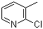 structure of CAS# 18368-76-8, 2-Chloro-3-picoline;2-Chloro-3-methylpyridine