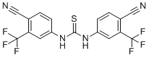 structure of CAS# 1839619-50-9, Enzalutamide Impurity B;1,3-Bis(4-cyano-3-(trifluoromethyl)phenyl)thiourea