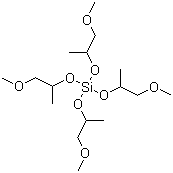 Tetrakis(1-methoxy-2-propoxy)silane molecular structure (CAS 18407-95-9)